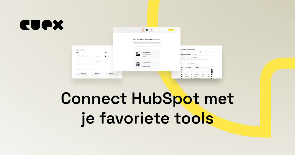 HubSpot Integraties Cuex